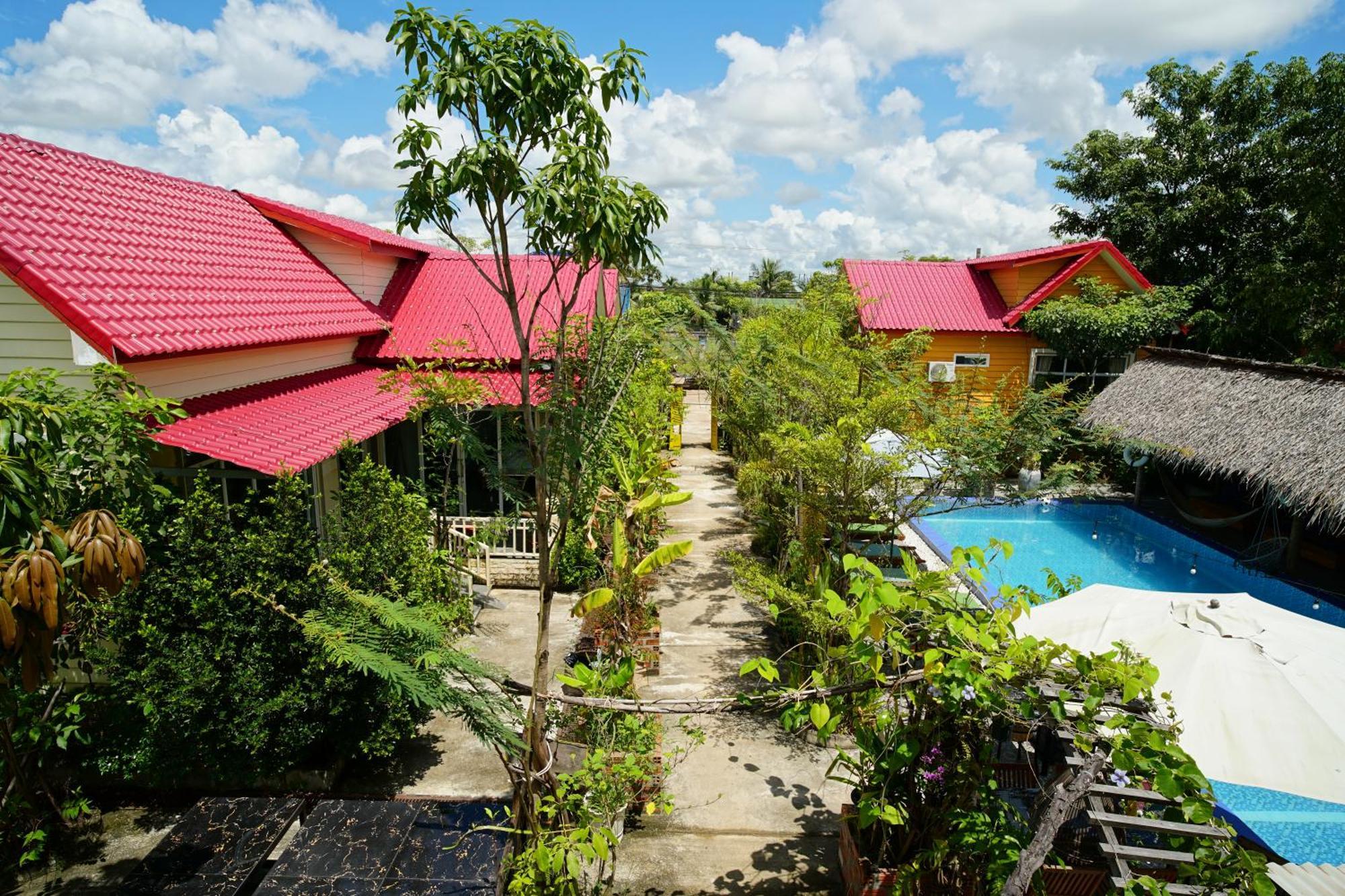 Yellow Star Hostel Kampot Exteriör bild